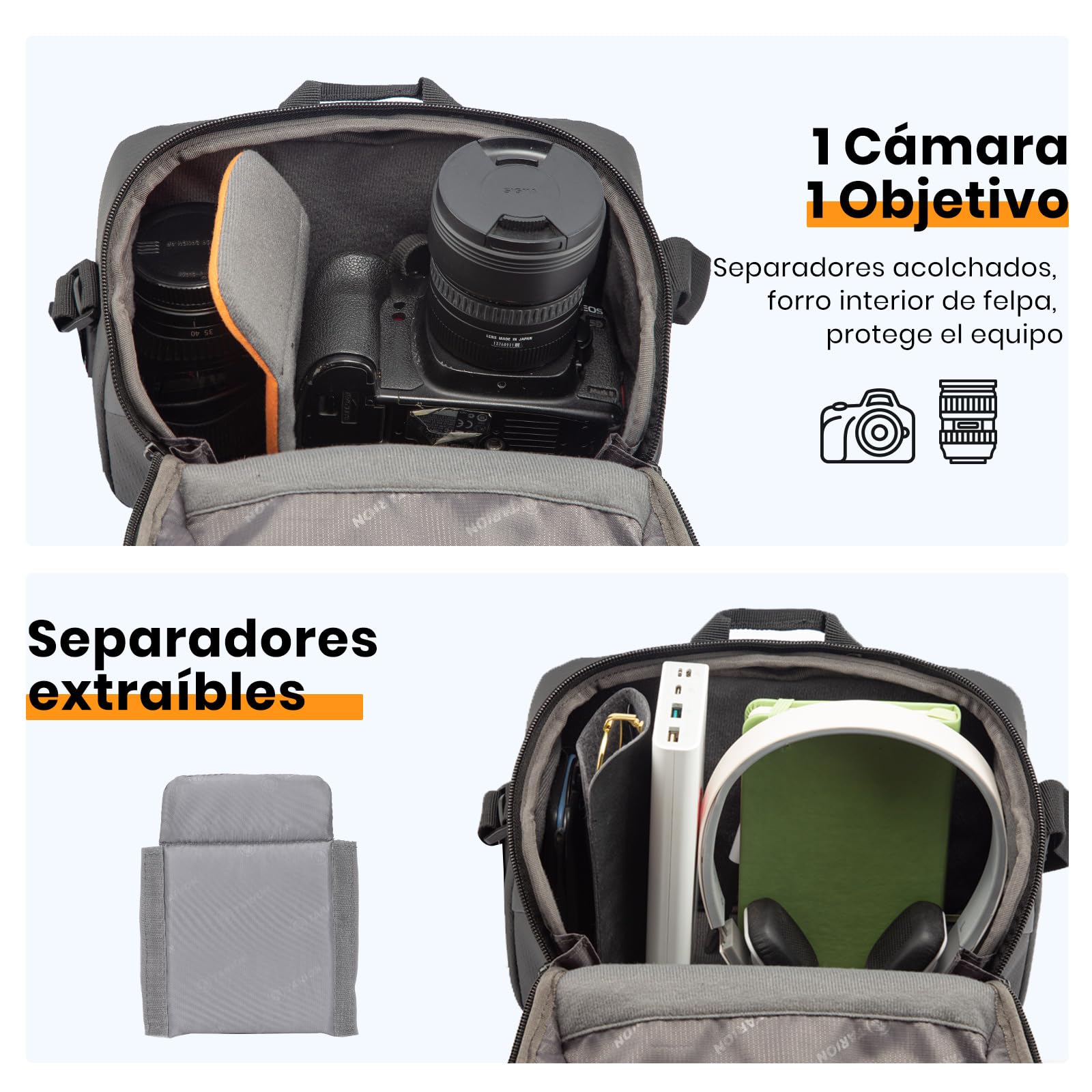 TARION ZONE bandolera para cámara, Bandolera SLR DSLR para cámara