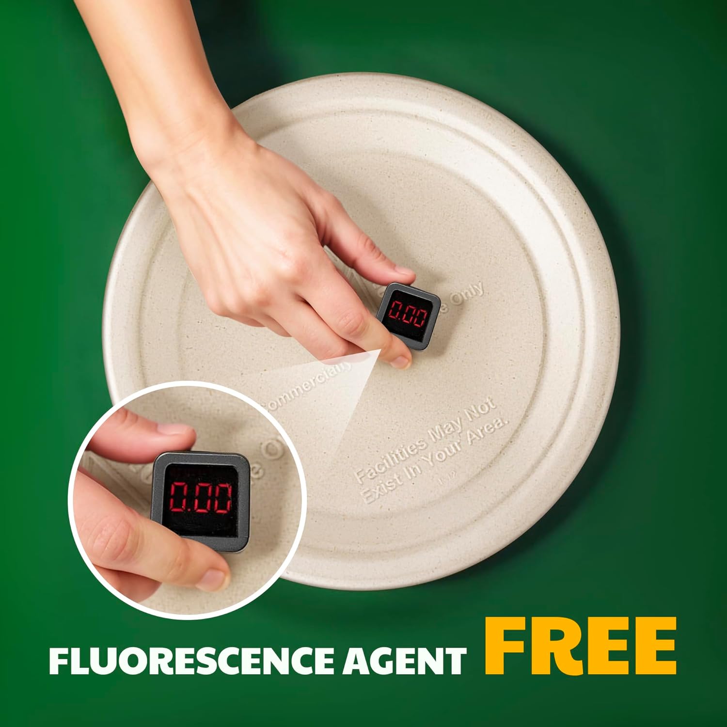 125 Count Compostable Paper Plates, 6 Inch Heavy Duty Disposable Plates by Biodegradable Bagasse, Dessert Plates Bulk for Party | Microwave-Safe | Soak-Resistant, Cut Resistant - Image 2