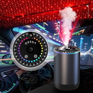 Upgraded Smart Car Air Freshener Automatic,Adjustable Cologne Scent Diffuser for Home,Waterless Essential Oil Aromatherapy Odor Eliminator,Starlight Fragrance Aroma Car Diffuser Smell Room Deodorizer