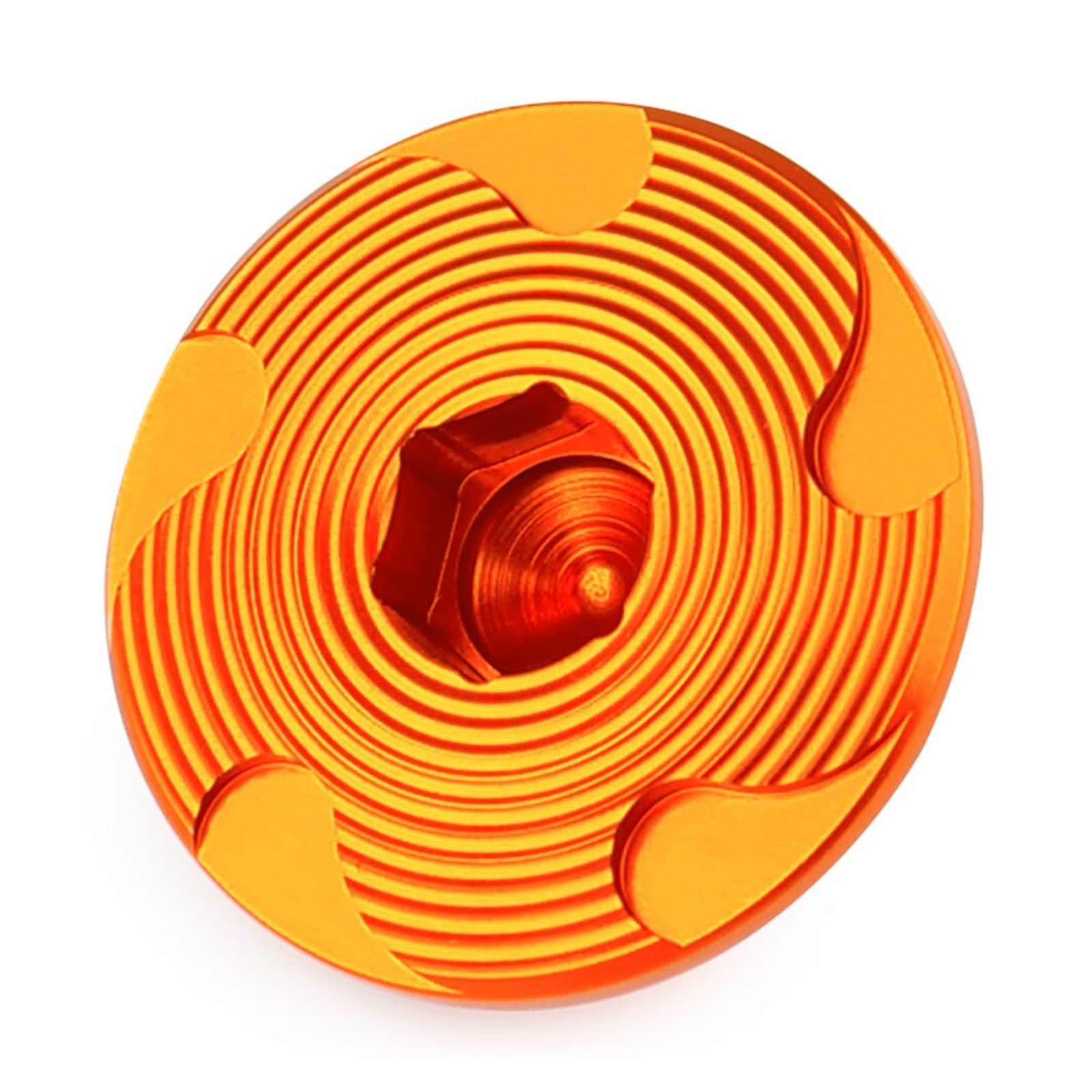 ZHSBAG Motoröl-Einfülldeckel Orange - Aluminium Deckel Für KTM Duke & Super Duke