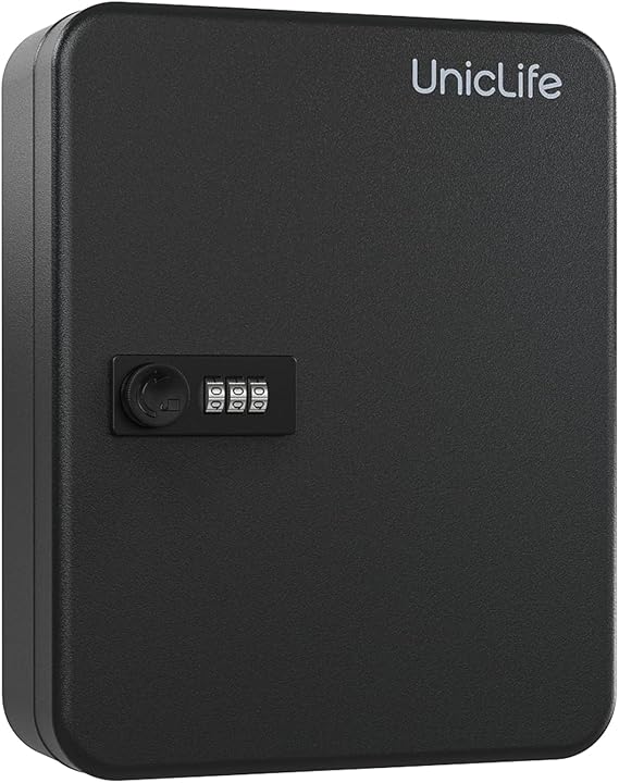 Uniclife 48Key Steel Key with Combination Lock Wall Mounted