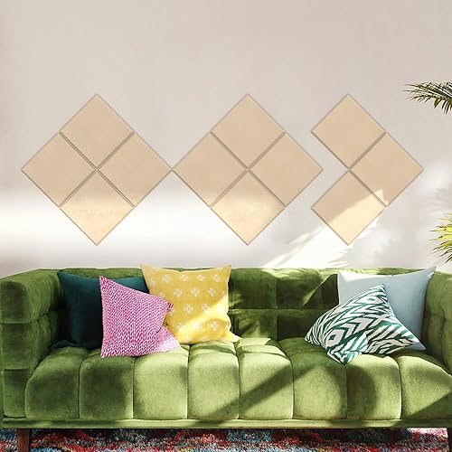 Miniatura 3 de UMIACOUSTICS 12 paneles acústicos, paneles de pared a prueba de sonido, de 11.8 x 11.8 x 0.35 pulgadas, paneles absorbentes de sonido y tablero de