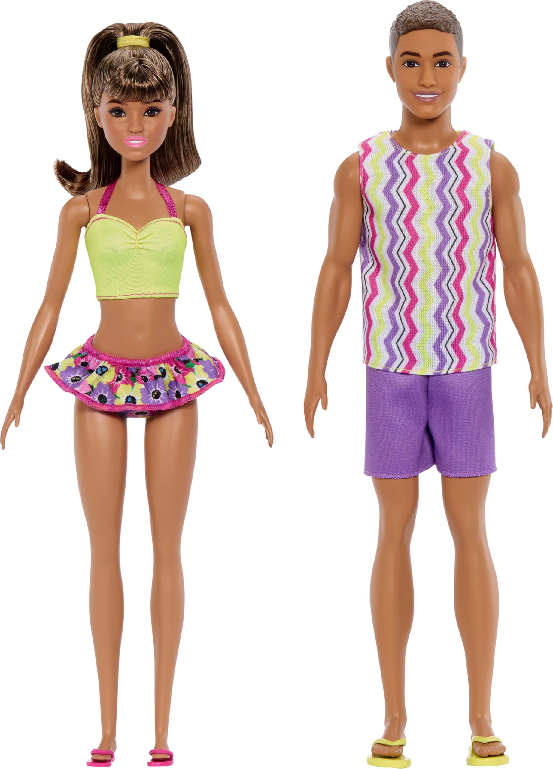 Amazon.com: Barbie Style Fashion Dolls Set, Beach Inspired Looks