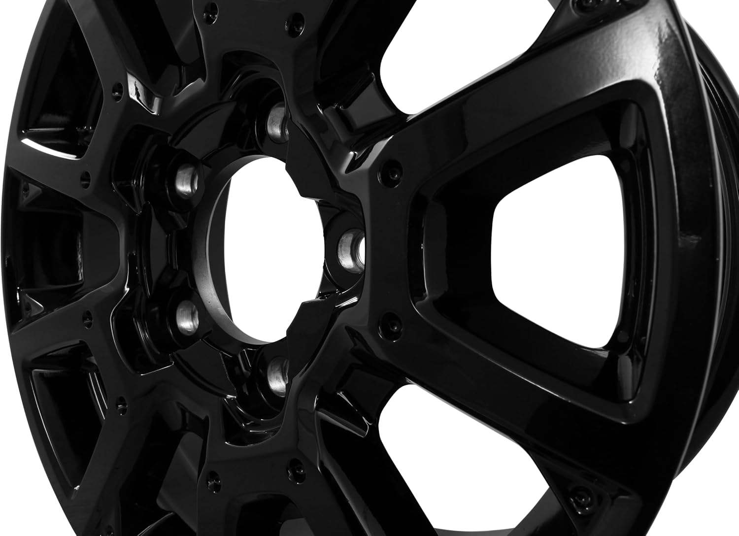WheelerShip Replacement Aluminum Wheel Gloss Black 18x8 for 2014-2020 Toyota Tundra 75157B