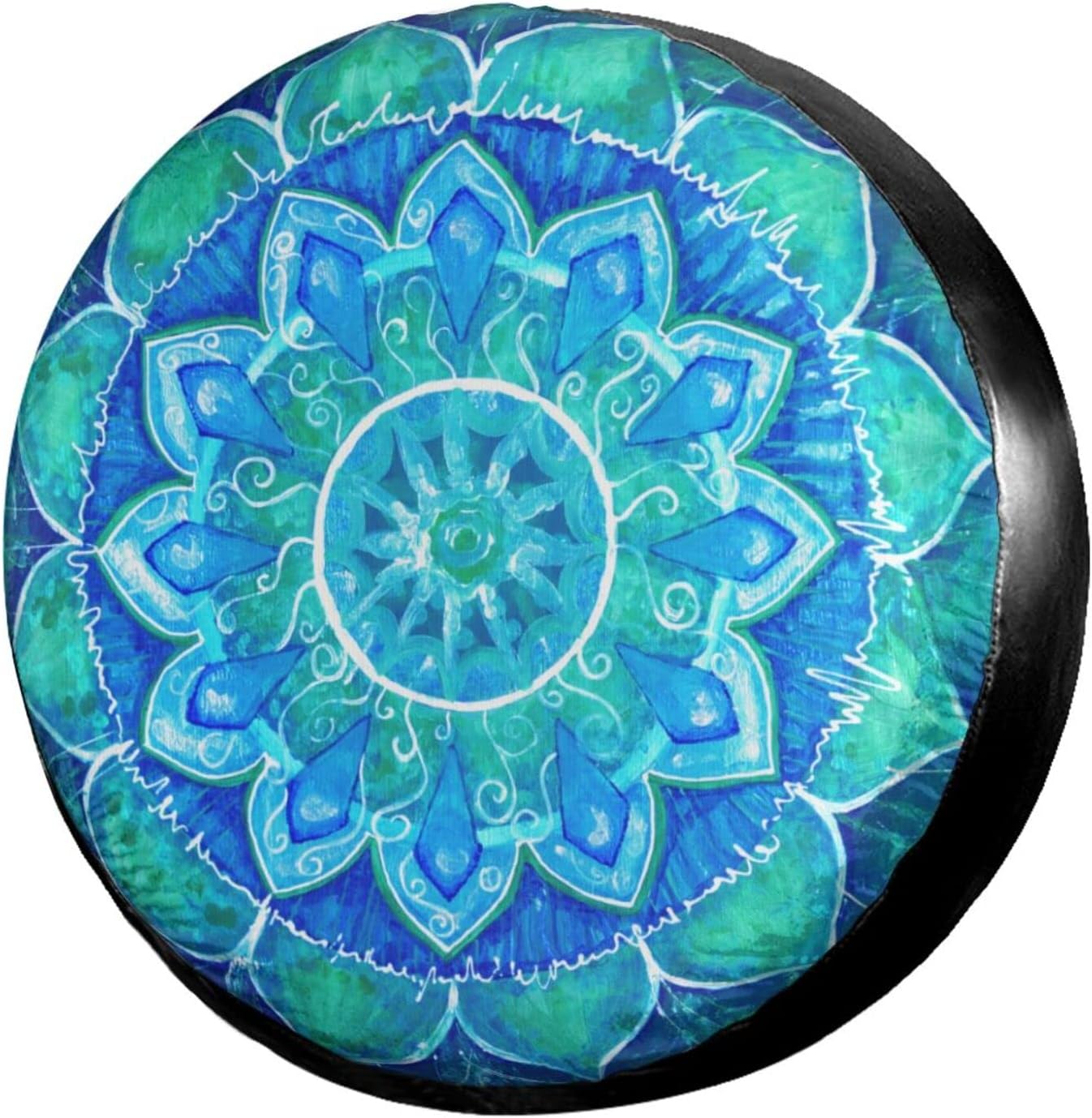 Just Married Spare Tire Cover Dust-Proof Wheel Tire Cover Fit Trailer, RV, SUV and Many Vehicle 17 Inch