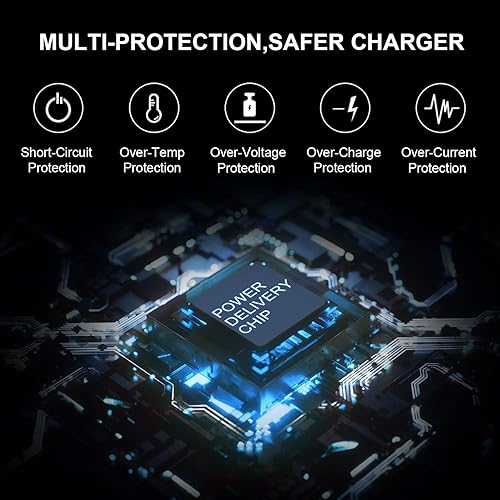 Miniatura 3 de Cargador compatible con HP Laptop Computer 65W 45W Smart Blue Tip Adaptador de corriente