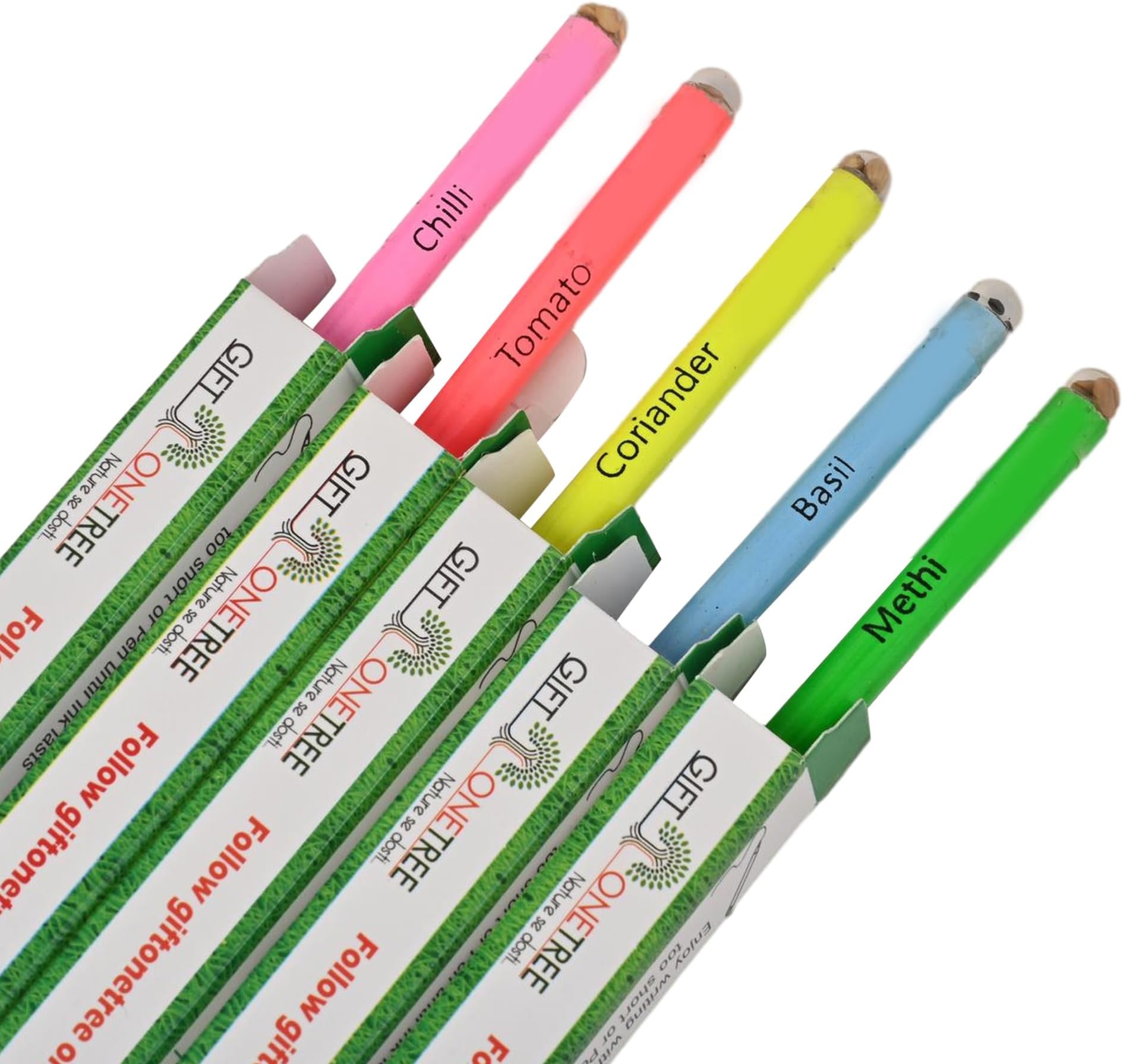 GIFTONETREE nature-lovingPlantable Seed Pencils | 10 Pencils in Box | Best fo...