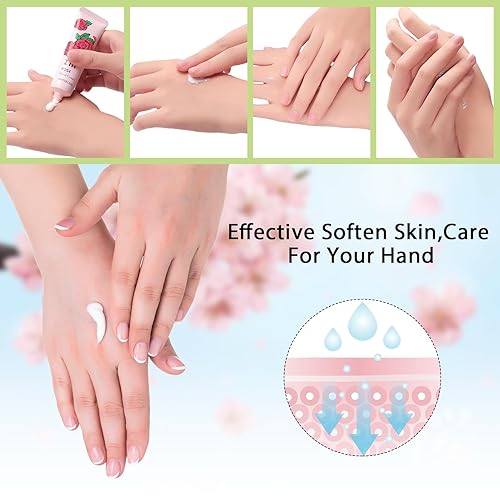 Miniatura 4 de Paquete de 20 unidades de crema de manos, mini loción de manos tamaño de viaje a granel, loción de manos para manos secas, crema hidratante para el