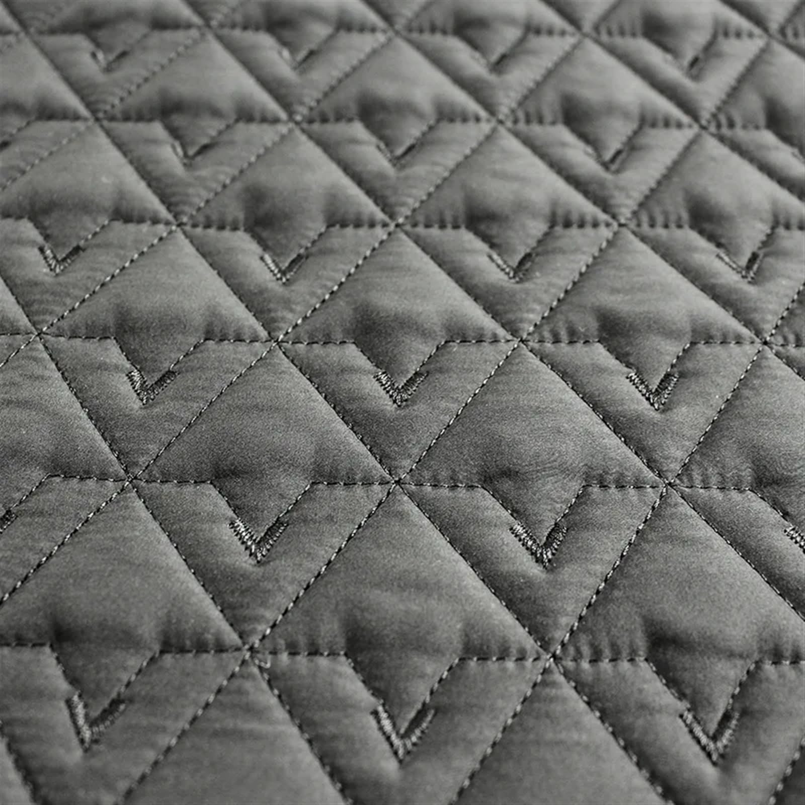 Tejido acolchado de algodón, Tela de algodón acolchada, color negro, varios tamaños(200x145cm)