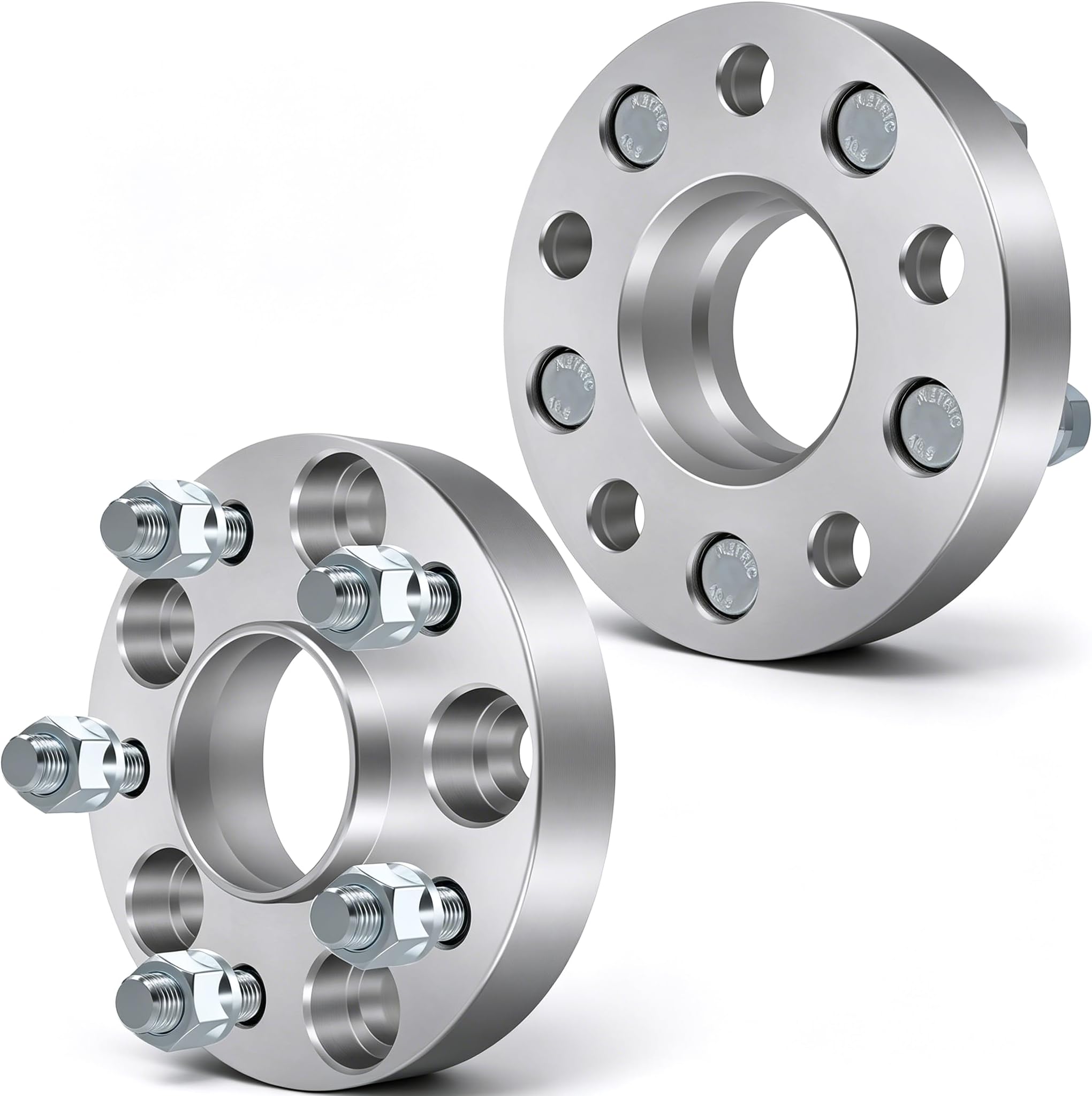 5x4.5 to 5x4.5 Wheel Spacers 1inch (25mm) Spacers 5x114.3 64.1mm Hub Bore 12x1.5 Thread Hubcentric Wheel Spacers Adapters fit for 2015-2017 for TLX 2006-2015 for Civic (2PCS)
