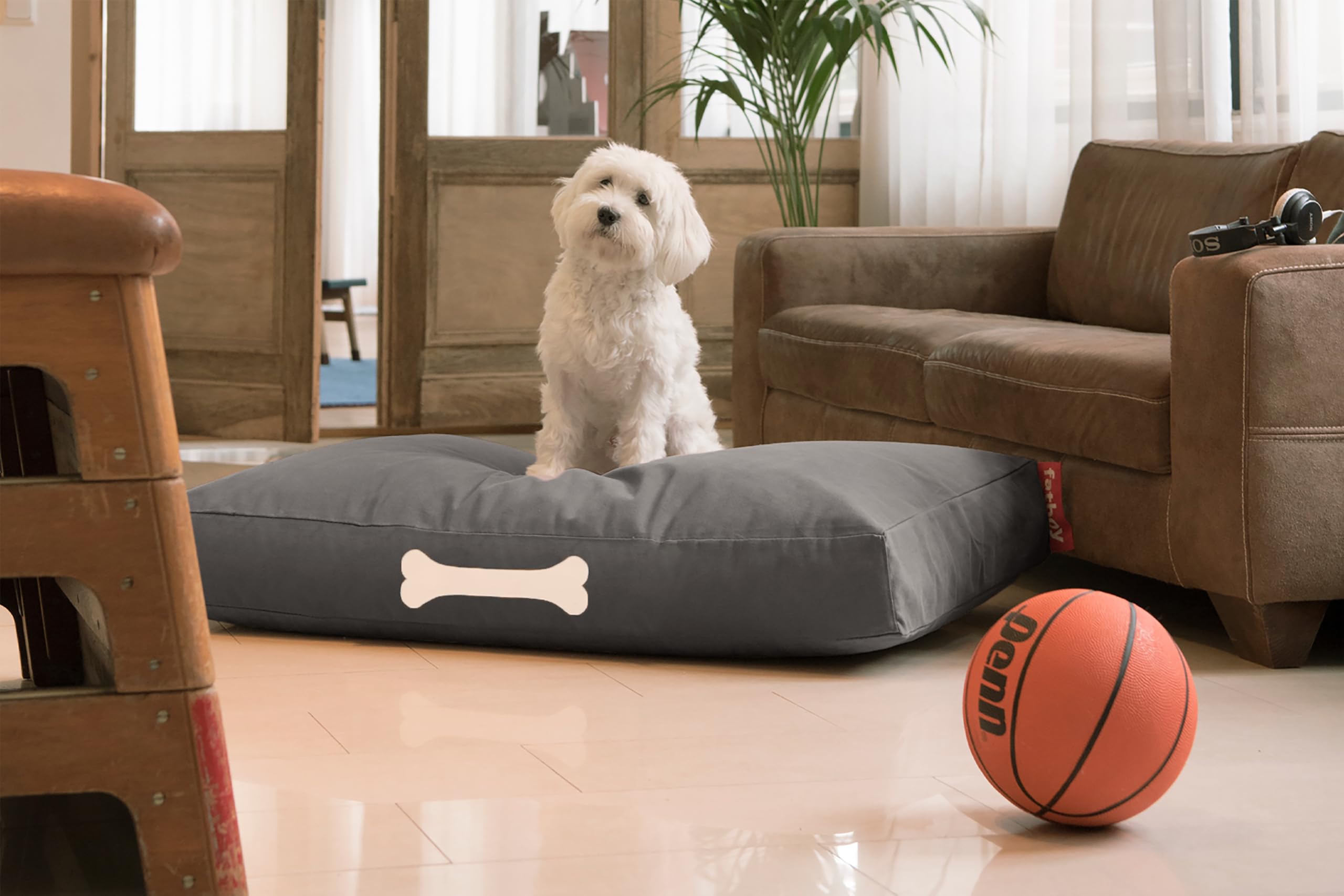 Fatboy Doggielounge L Canvas Charcoal Grey