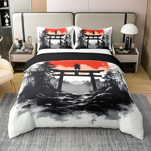 Miniatura 29 de Juego de ropa de cama tamaño King 100% algodón con notas musicales de piano y clave musical, juego de ropa de cama para niños y niñas, diseño retro