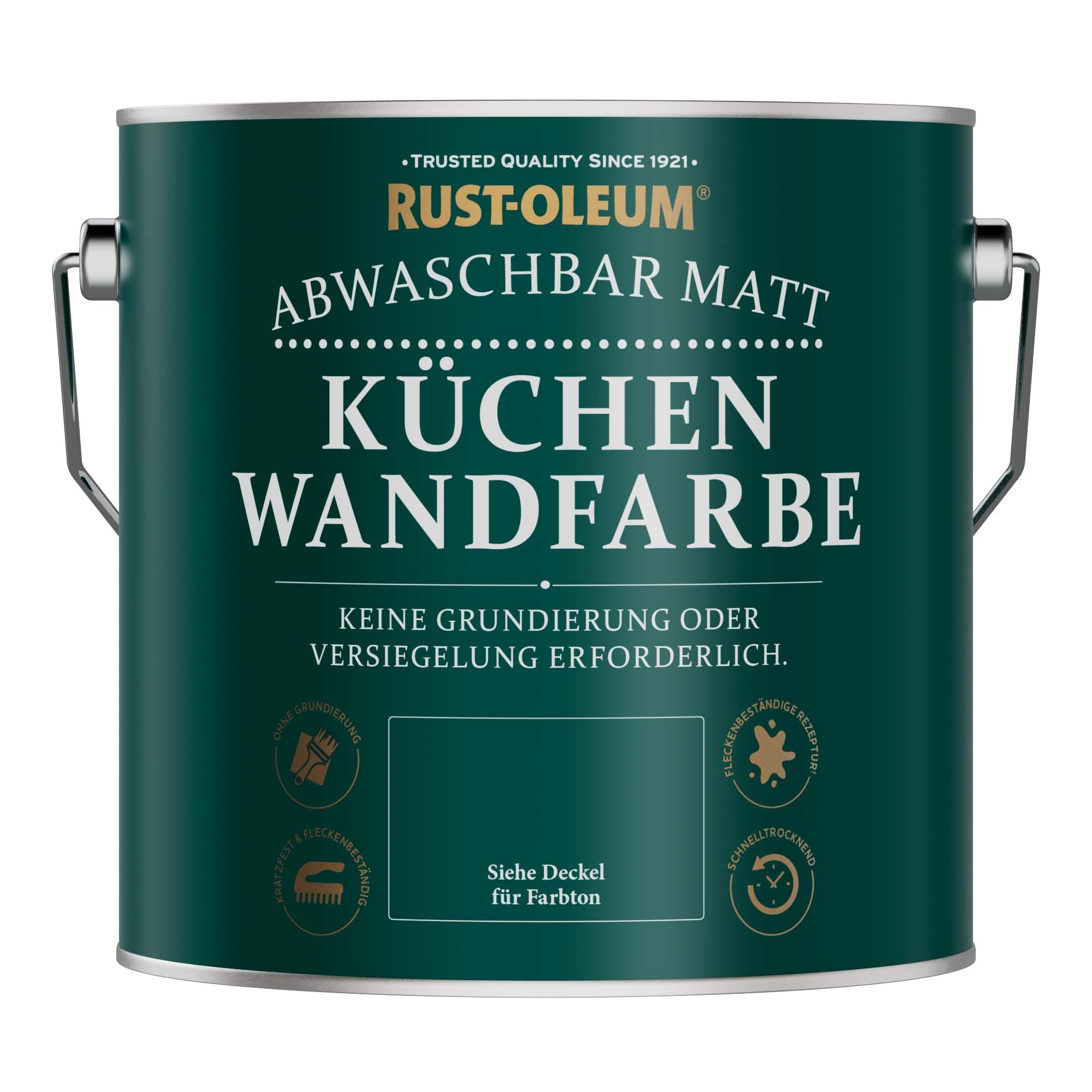 Rust-Oleum abwaschbare matte, geruchsarme beige Küchenwandfarbe - Sandsturm 2,5 Litres
