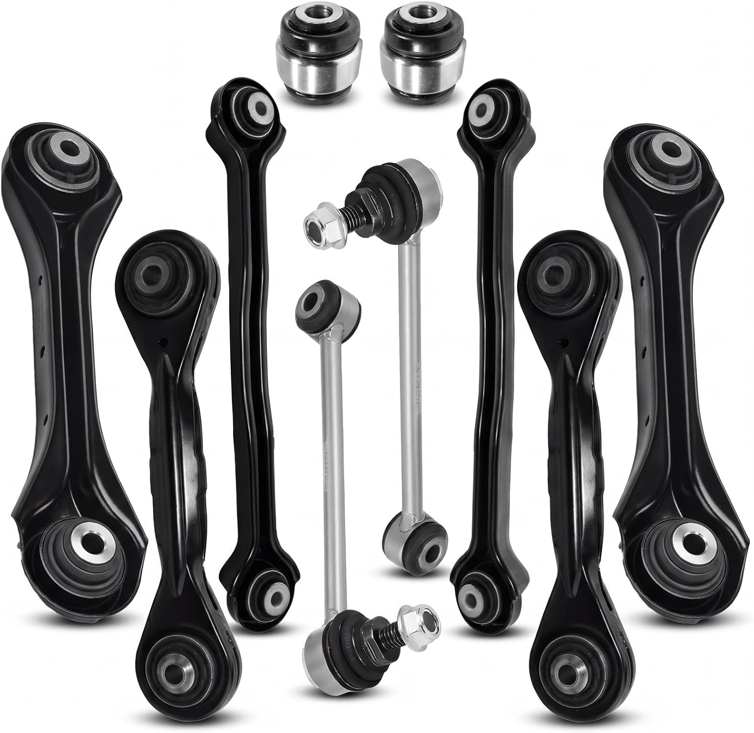 ALADICHE Rear Upper Control Arm Suspension Kit Sway Bar Link Kit Compatible With BMW 1 3 Series E88 E89 E90 E92 E93 128i 135i 325i 328i 330i 335D 335i 335iS M3 Z4, 10Pcs