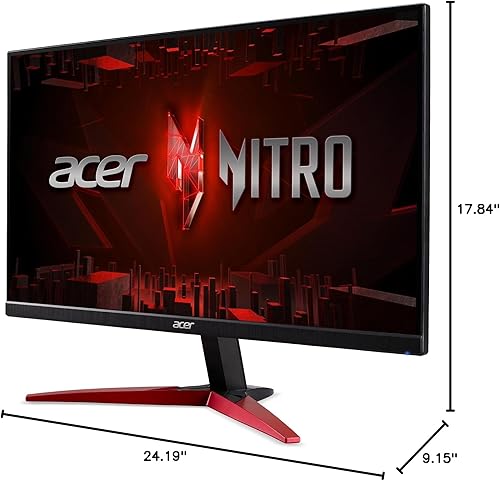 Miniatura 13 de Acer Nitro KG271 M3biip Monitor IPS, FHD, 1920 x 1080 píxeles, 27 pulgadas, AMD FreeSync prémium, actualización 180 Hz, hasta 0.5 ms, soporte HDR10,