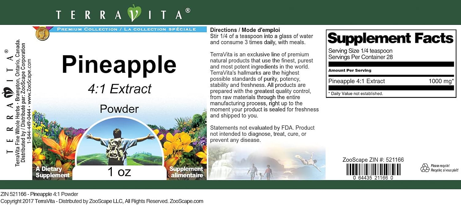Pineapple 4:1 Powder (1 oz, ZIN: 521166) - 3 Pack image 3