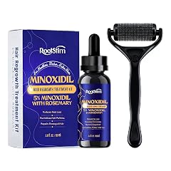 5 Minoxidil Hair Regrowth Kit Premium Rosemary-Infused Serum for Stronger Faster Hair Growth - 2 Fl Oz
