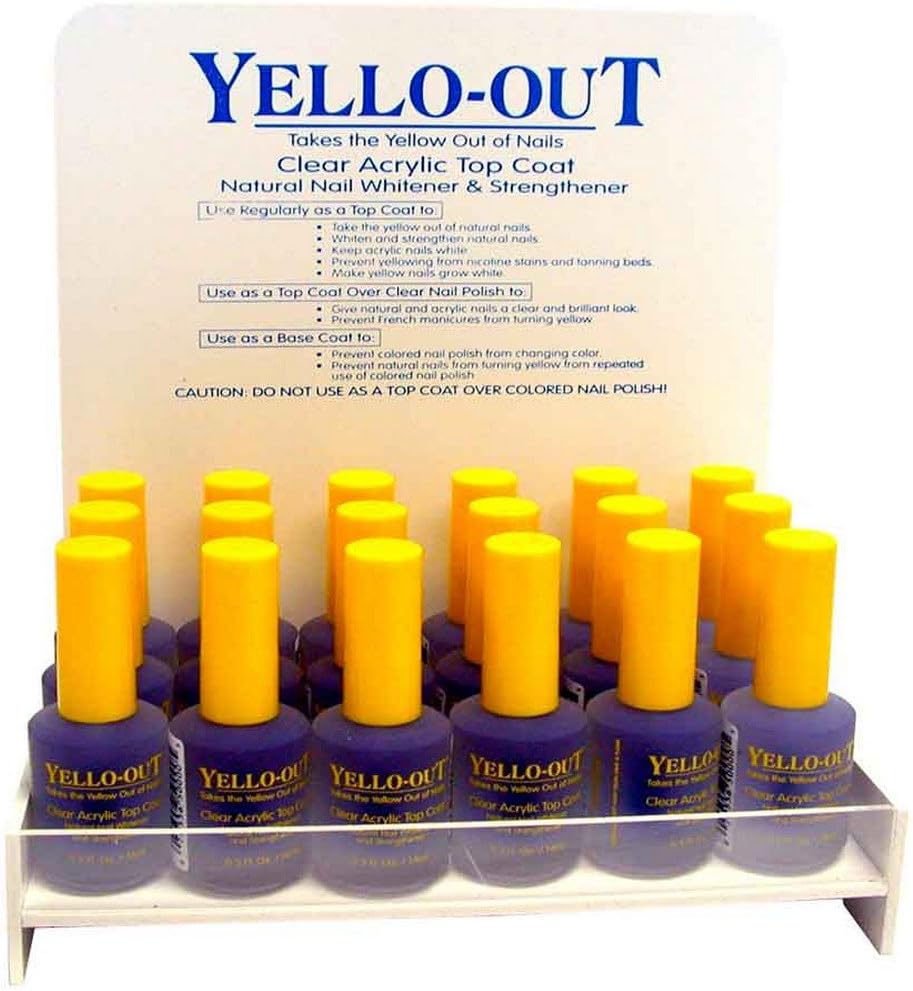 Yellow Out Clear Acrylic Top Coat 0.5oz by Yello-Out