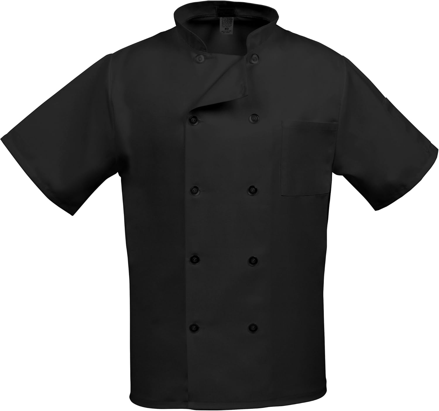 FAME Classic 10 Button Short Sleeve Chef Coat - C10PS