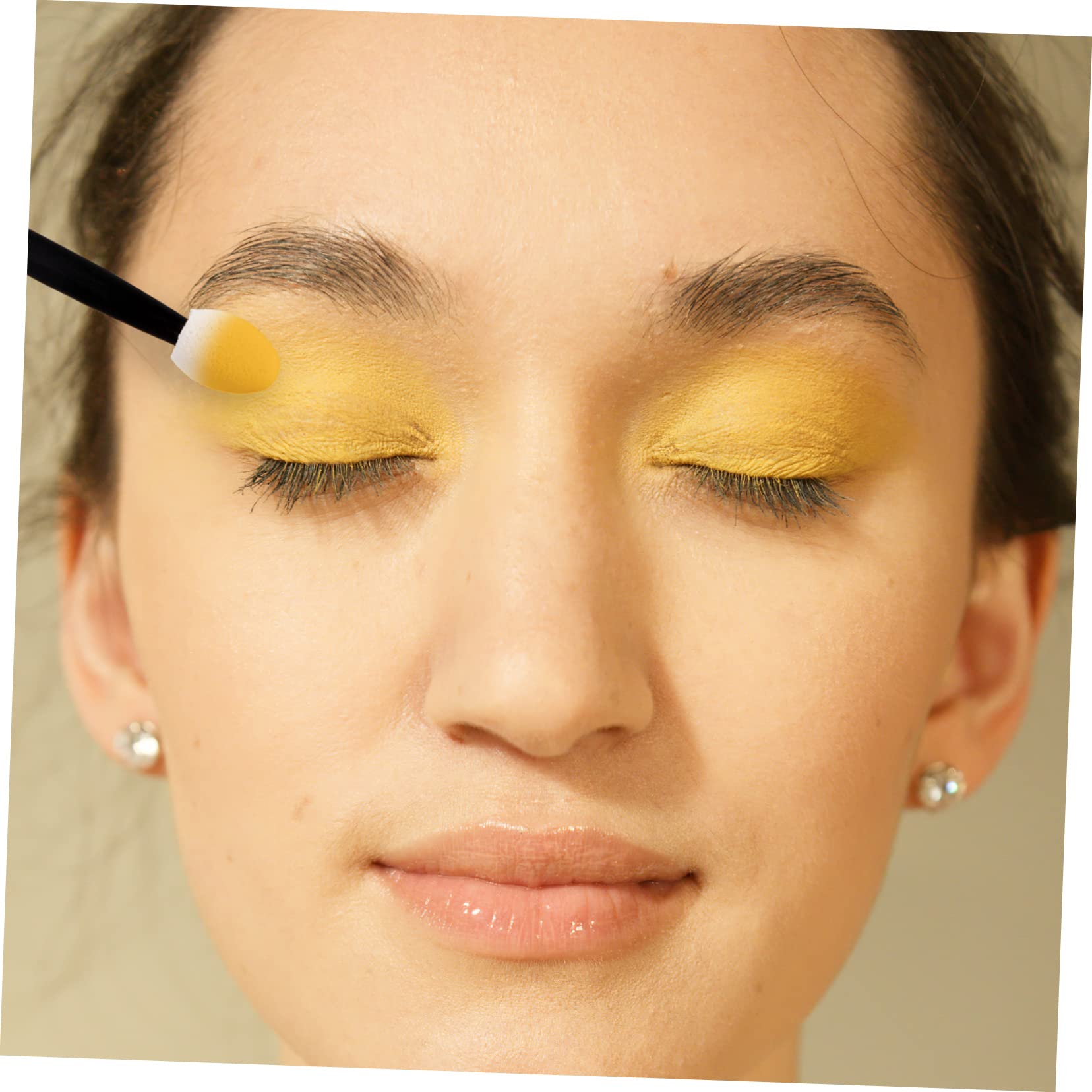 SOESFOUFU Makeup Sponge Applicator Stick 4-pack Double Ended Eye Shadow Brush for Women