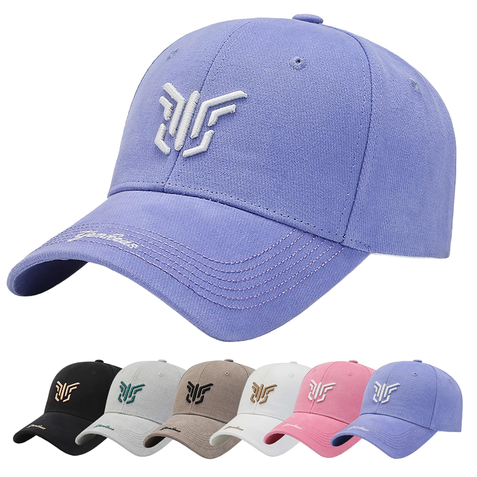 TASVAOUnisex Adjustable Baseball Cap for Men, Casual Outdoor and Hip Hop Wear, Breathable Cotton Trucker Hat with Stylish Embroidery for Summer Sports