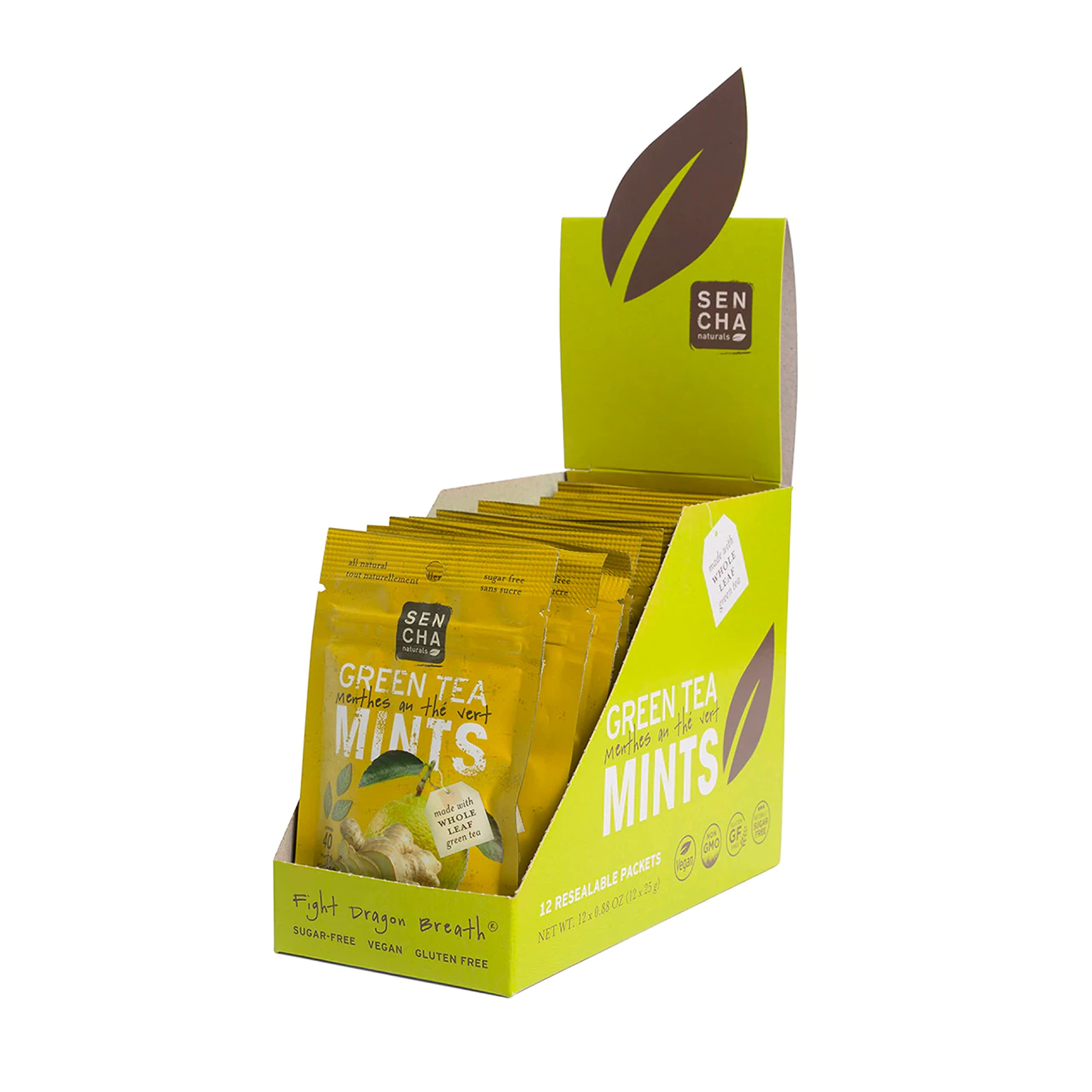 Amazon.com : Sencha Naturals Green Tea Mints, Yuzu Ginger, 0.88 oz