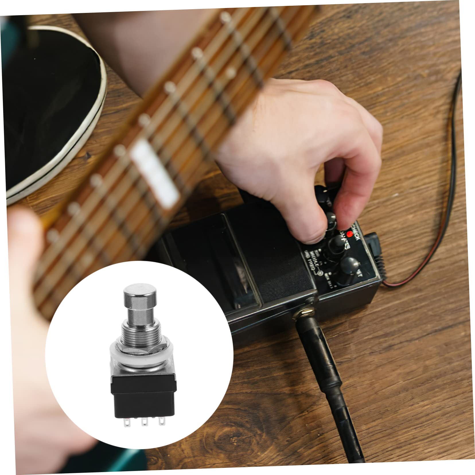 BESTonZON 12stücke Fußschalter Für Akustikgitarren Effektpedal Zubehör Für Musiker Langlebig Und Flexibel Für Gitarreneffekte Und Audioanwendungen