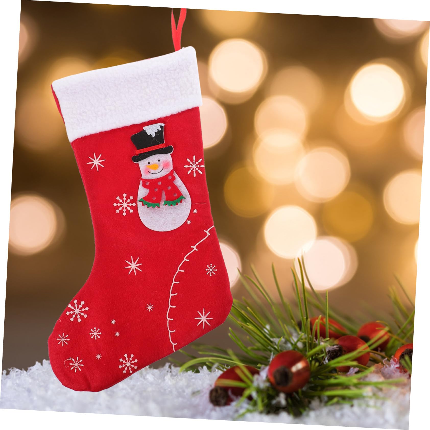 IMIKEYA 8 Stück Weihnachtsstrumpf Feiertagsstrümpfe Weihnachtsstrumpf Zum Aufhängen Weihnachtssocke Geschenktüte Strumpf Für Weihnachtsbaum Hängende Socke