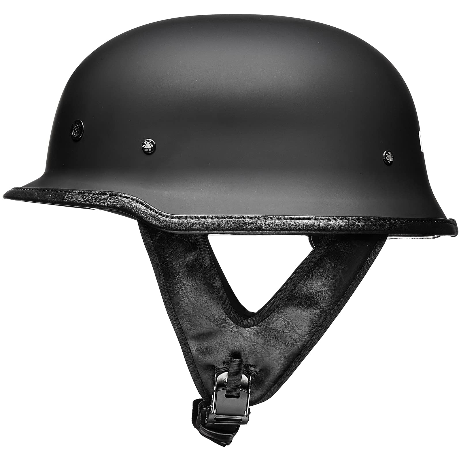 ILM German Style Motorcycle Half Helmet for Men Women Open Face Scooter Cruiser Chopper Moped ATV UTV Helmet DOT Model-Z105