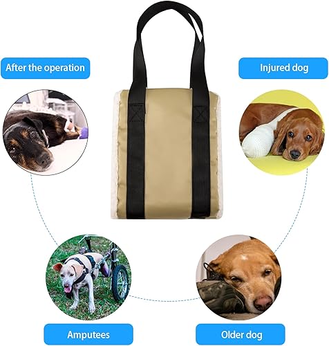 Miniatura 4 de Arnés de elevación para perros grandes, de 30 a 120 libras, arnés de elevación para patas traseras, ayuda a mascotas mayores con movilidad reducida,