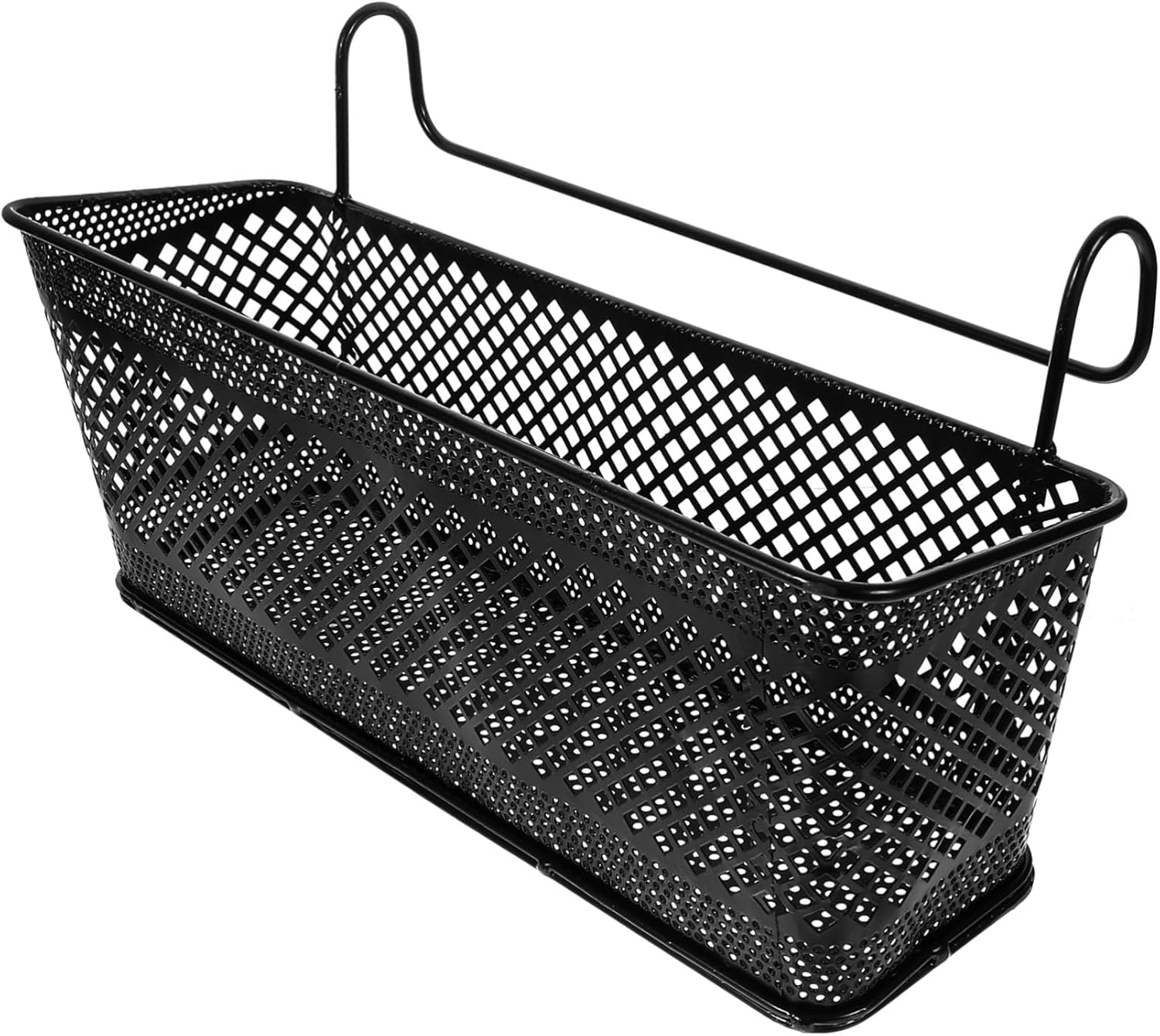 Cabilock Office Hanging Basket Large Large Storage Basket Fine Grid Iron Grid for Home Organization Random