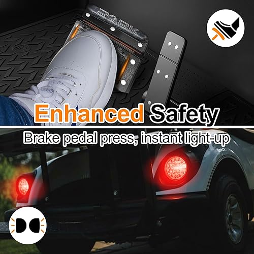 Miniatura 3 de Interruptor de luz de freno de carrito de golf Interruptor de pastilla de freno Montaje de pedal para carritos de golf Club Car EZGO Yamaha