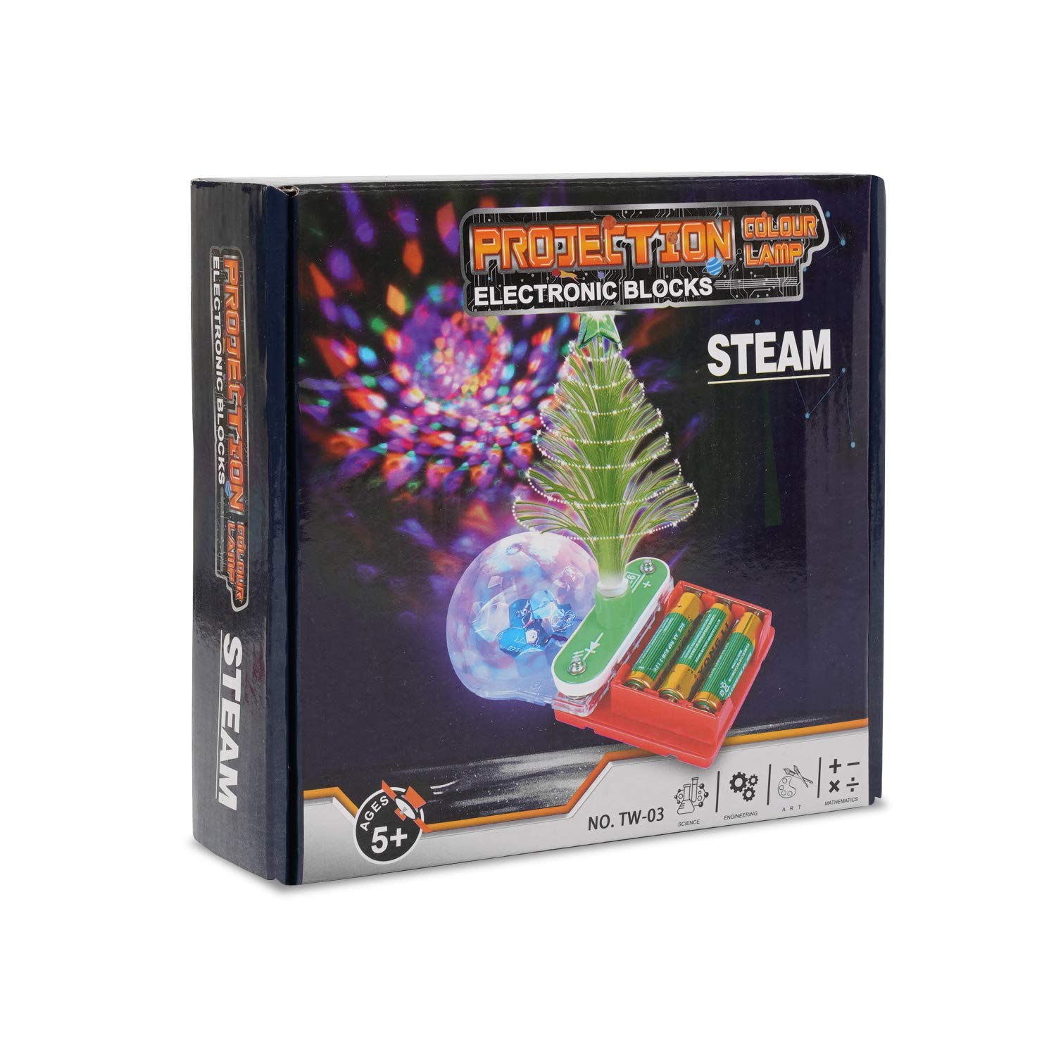 NSKER Science Set for Kids Circuits Educational Toy-Smart Cubes Educational Toys Science Projects for Kids Over Age 5 Electronic Kit Funny Building Block Toy for Kid,Boys and Girls