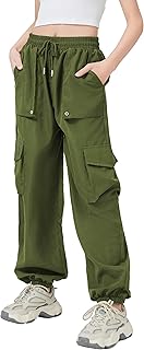 Comprar YINGWIN Pantalones cargo para mujer, multicolores Goth Y2k Techwear Pantalones Punk Rave Pantalones Mujer