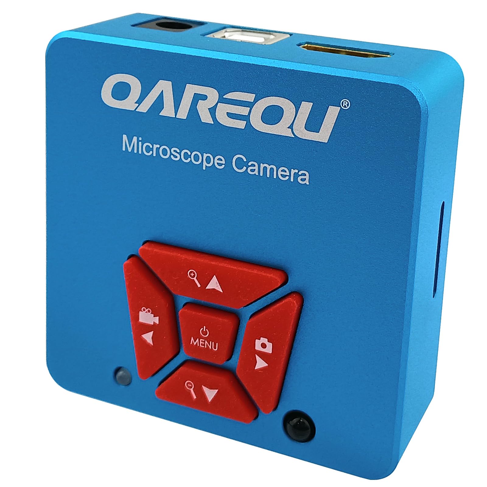 QAREQU Digital Microscope C-Mount Camera 1080P HDMI USB 60MP Photo 2K Video Industrial Magnification Inspection