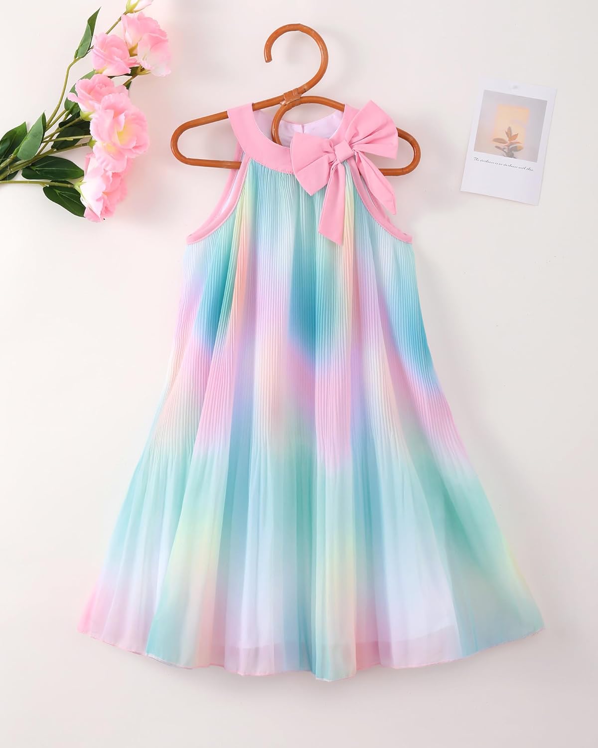 Toddler Girl Tulle Dress Summer Clothes Little Girl Ombre Halter Dress Kids Casual Sundress Toddler Princess Outfits - Image 3