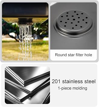 RV Sink Multipurpose Washing Up Bowl Dish Tub Drain Plug | Outdoor Kitchen Sink for Laundry Picnic Fishing Travel BBQ