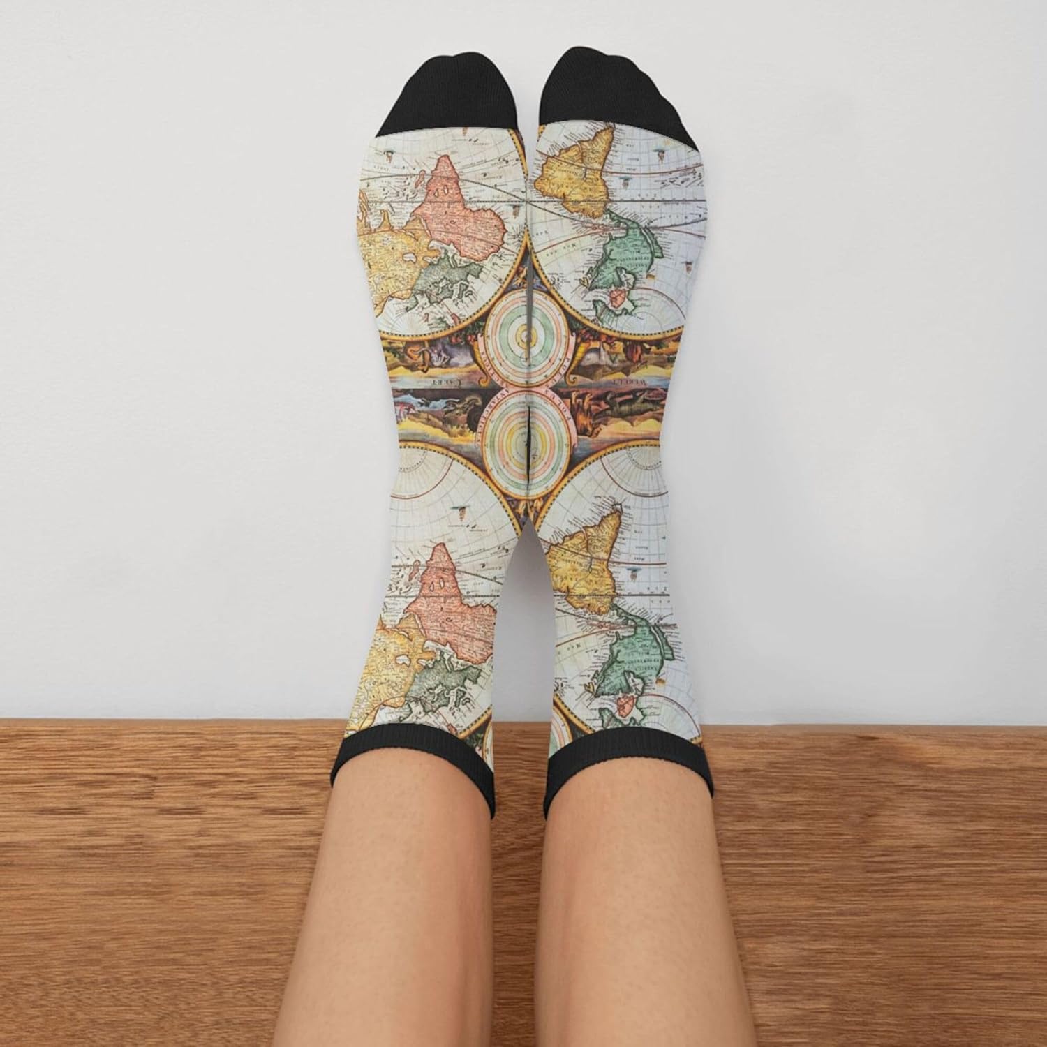 Rutuioy Men Women Funny Crazy Novelty Crew Tube Socks, Casual Athletic Sport Dress Socks - Image 3