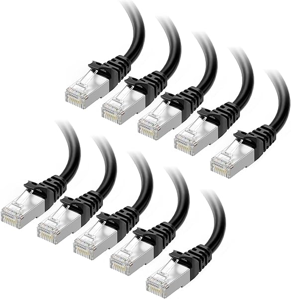 Cable Matters 10本パック Cat6A イーサネットケーブル