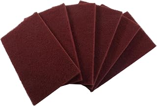 레드 스카치 브라이트 패드, 8in x5in / 200x125mm(8x5인치) 6팩