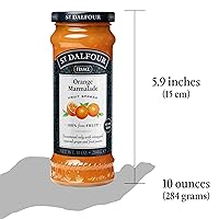 Vista 7 de St. Dalfour Mermelada de Naranja Crema de Fruta - 10 oz - 100% de fruta, sin ingredientes artificiales, sin OMG, sin azúcares de caña, completamente