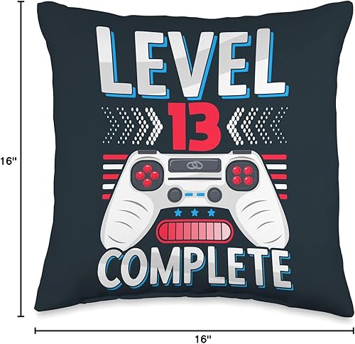 Miniatura 4 de Wedding Anniversary Gift For Couple Husband Wife 13 aniversario de boda para él y ella almohada casada de 13 años 16 x 16 pulgadas multicolor