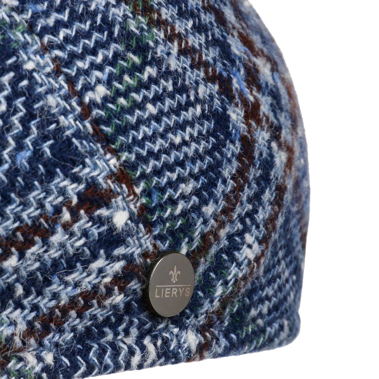 LIERYS Monticello płaska czapka z daszkiem, męska – Made in Italy z daszkiem, na jesień, zimę, jesień i zimę
