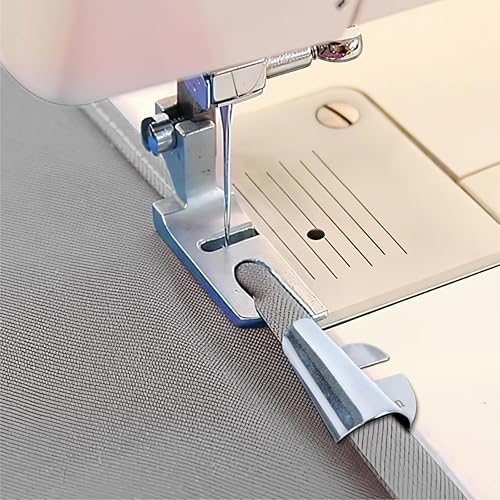 Miniatura 6 de MOTEERLLU Juego de 4 pies de dobladillo enrollado para coser, 0.39 a 0.39 pulgadas de ancho y estrecho, accesorios y suministros universales para