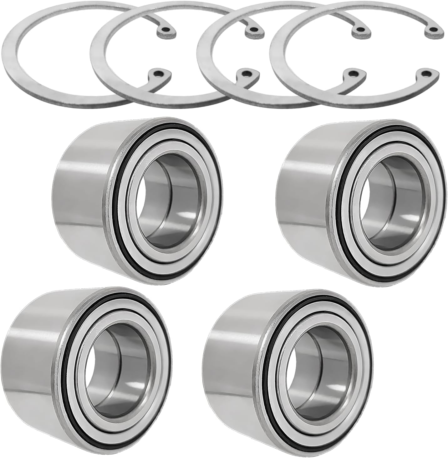 Front or Rear Wheel Bearing Kit for Yamaha Grizzly 350 400 450 550 660 Kodiak 400 450 700 Big Bear 400 93305-00602-00 99009-55500-00 YFM350 YFM400 YFM450 YFM550 YFM660 YFM700 (4)