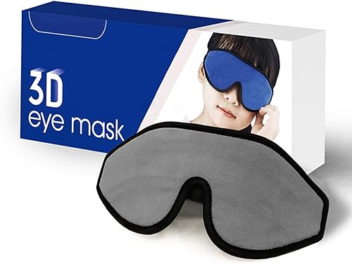 Astra VENA Máscara de sueño 3D para niños, con bloqueo de luz, antifaz contorneada de espuma viscoelástica para dormir, correa ajustable para los