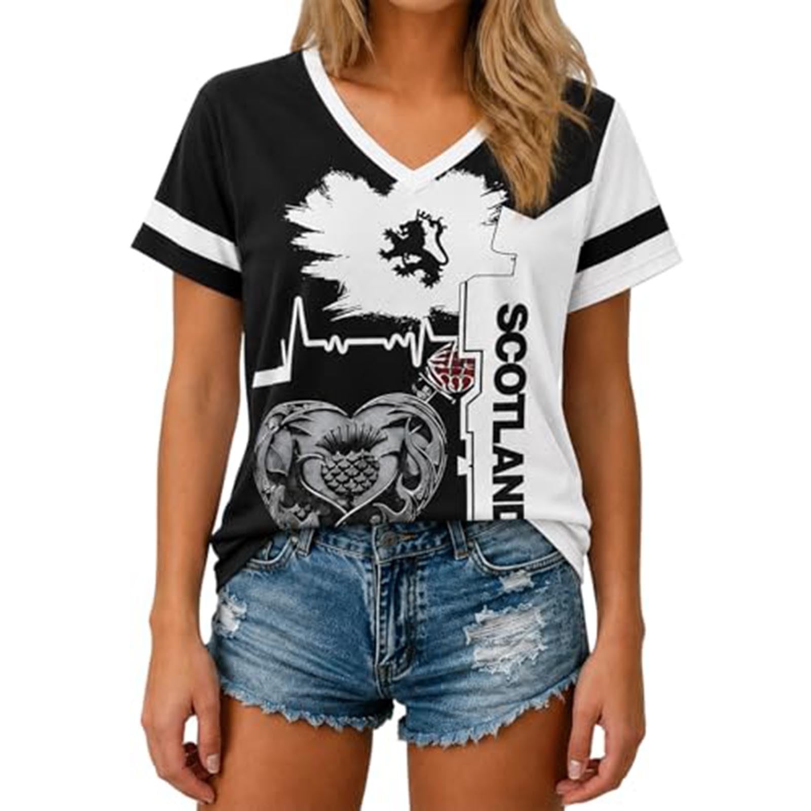 Scotland Baby Tee T-Shirt Top Scottish World Football Shirt Country Soccer Team 2026 Womens Flag Varsity Shirt