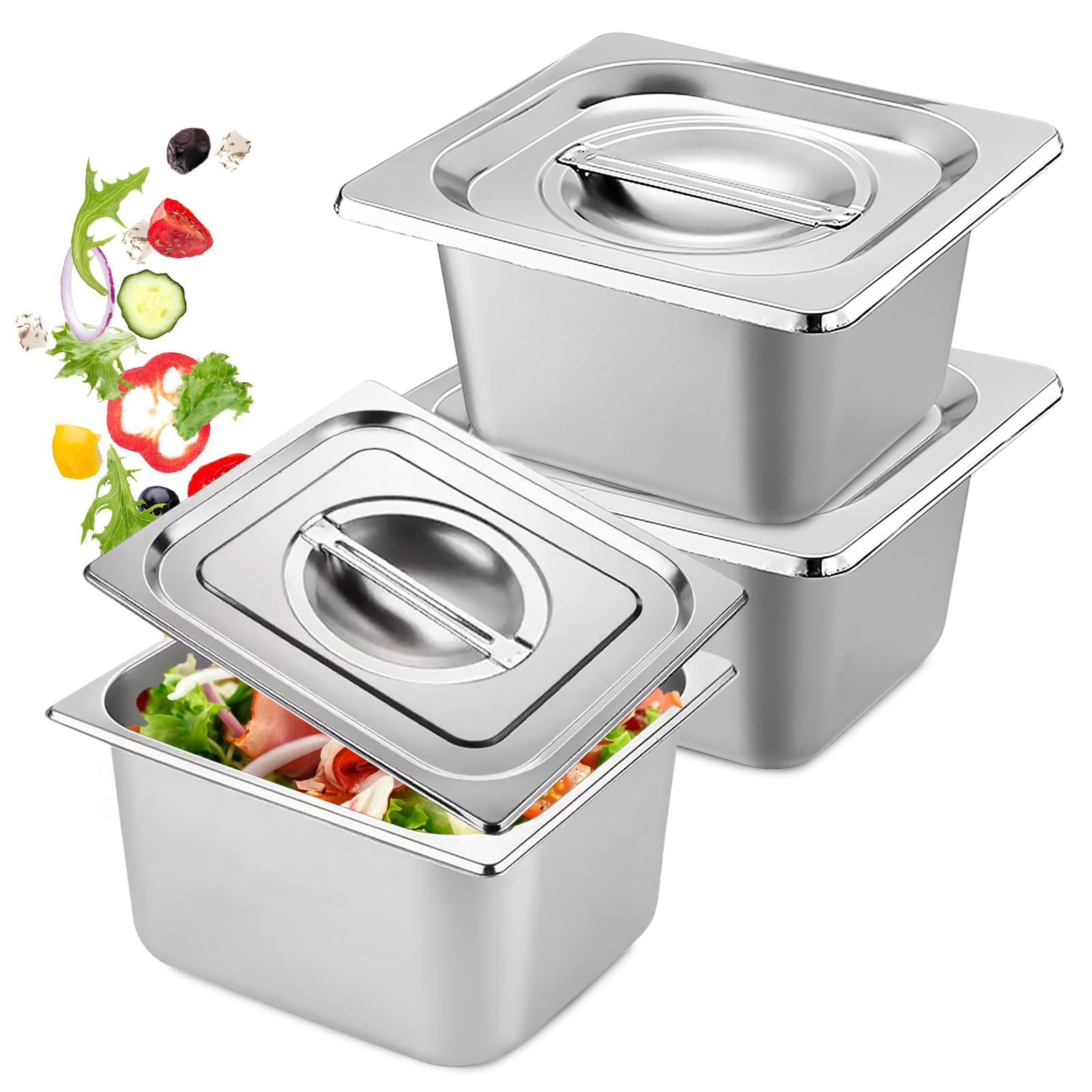 Plats à four en acier inoxydable durables et sains pour chef