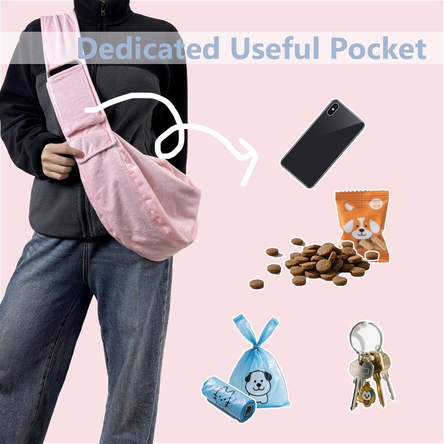 Cozy & Convenient: The Best Dog Sling Carrier for Small Pets!