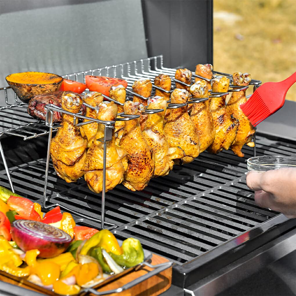 Stojak na grilla Udko z kurczaka Grill Uchwyt do pieczenia Profesjonalne artykuły kempingowe